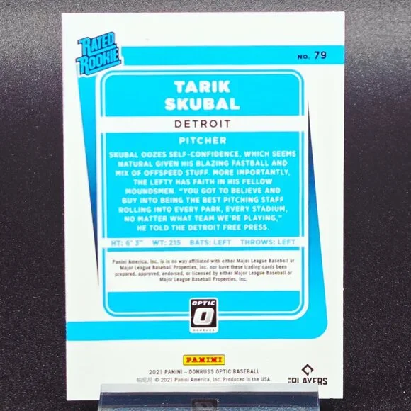 2025 Tarik Skubal Groove Chrome Ray Wave Inserts RC's Detroit Tigers Star - Picture 7 of 7